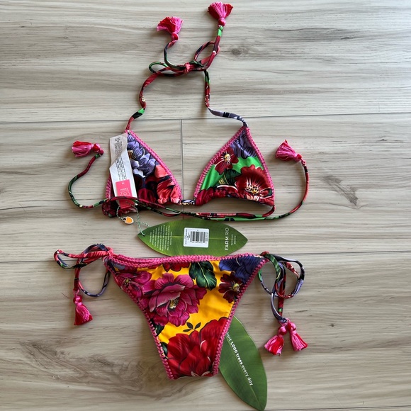 Farm Rio Winter Chita Bikini Set Size XS (Rare find) - Picture 11 of 17